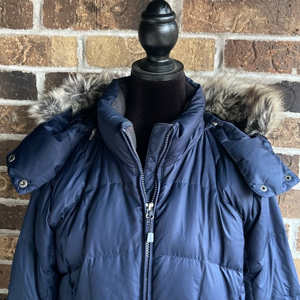 Eddie Bauer Women's Lodge Down Parka Dusted Indigo - Picture 4 of 16
